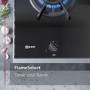 Neff N70 75cm 5 Burner Gas Hob - Black