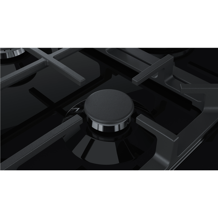 Refurbished Neff N70 T27DS59S0 75cm 5 Burner Gas Hob Black With Cast Iron Pan Stands