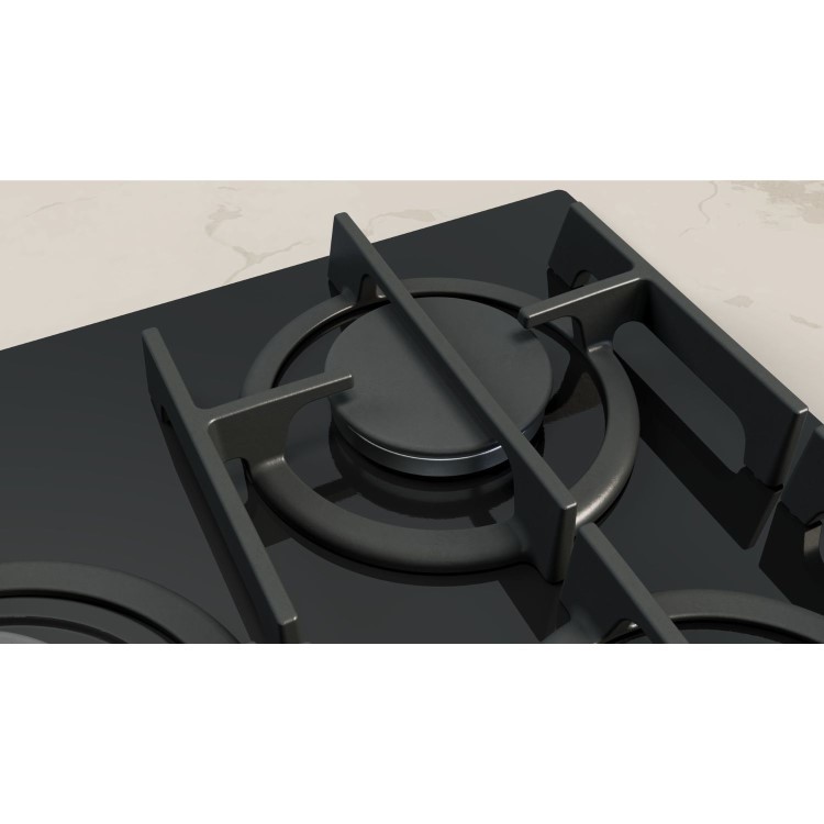 Neff N70 75cm 5 Burner Gas Hob - Black