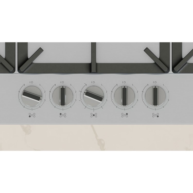 Neff N70 90cm 5 Burner Gas Hob - Stainless Steel