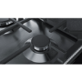 Neff T29DA69N0 N70 90cm Five Burner Gas Hob Stainless Steel With Cast Iron Pan Stands