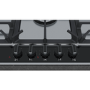 Neff T29DA69N0 N70 90cm Five Burner Gas Hob Stainless Steel With Cast Iron Pan Stands
