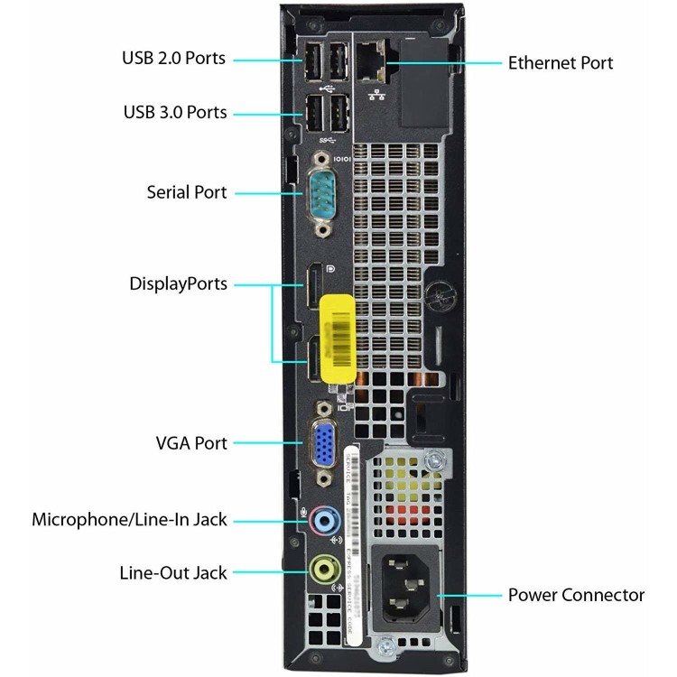 Refurbished Dell OptiPlex 7010 Core i5 3470 8GB 256GB 22 Inch Windows 10 Professional All-in-One