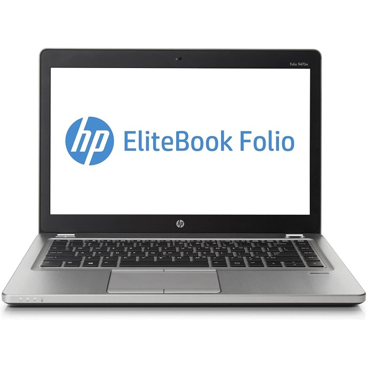 Refurbished HP Folio 9470M Core i5-3437U 8GB 256GB 14 Inch Windows 10 Professional Laptop