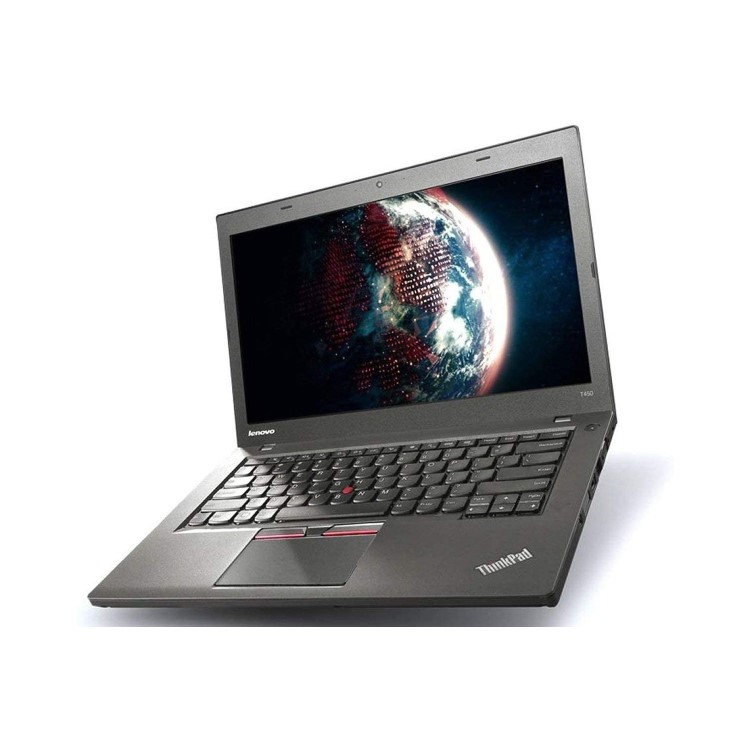 Refurbished Lenovo Thinkpad T450 Core i5 8GB 128GB 14 Inch Windows 10 Professional Laptop
