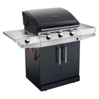 Refurbished Char-Broil Performance Series High-End 3 Burner Gas BBQ with a Side-Burner. 