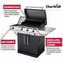 Char-Broil Performance Series High-End 3 Burner Gas BBQ with a Side-Burner.