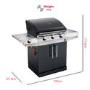 Char-Broil Performance Series High-End 3 Burner Gas BBQ with a Side-Burner.