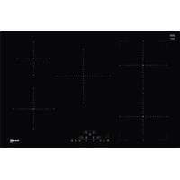 Neff T48FD23X0 80.2cm Touch Control Five Zone Induction Hob - Black Glass