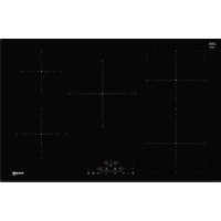 Neff T48FD23X0 N50 80.2cm Touch Control Five Zone Induction Hob - Black Glass