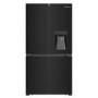 Tesla 563 Litres Four Door American Fridge Freezer - Black
