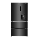 T571FRDB Tesla 539 Litres French Style American Fridge Freezer - Black