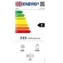 Tesla 539 Litres French Style American Fridge Freezer - Black