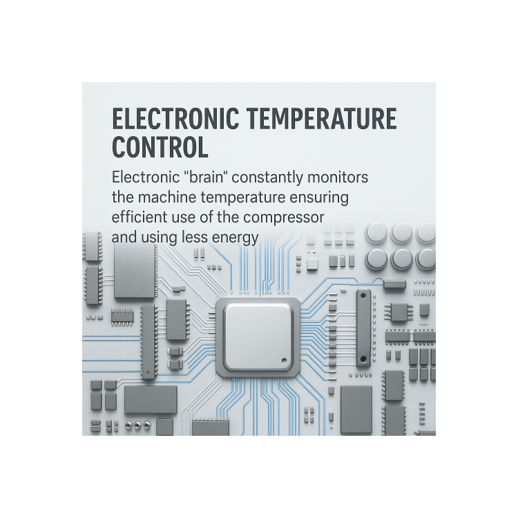 Tesla 582 Litres Side-By-Side American Fridge Freezer - Inox