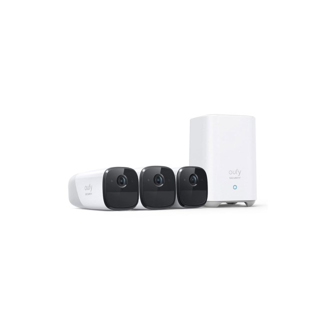 Eufy Cam 2 Pro 2K HD 3 Camera CCTV System