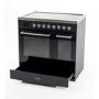 Tesla 90cm Electric Range Cooker - Black
