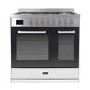 Tesla 90cm Dual Fuel Range Cooker - Stainless Steel