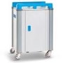 LapCabby TABCAB20-32VBLC&S 4 Portablecarry Cases up to 12" Tablet Charge and Sync Trolley