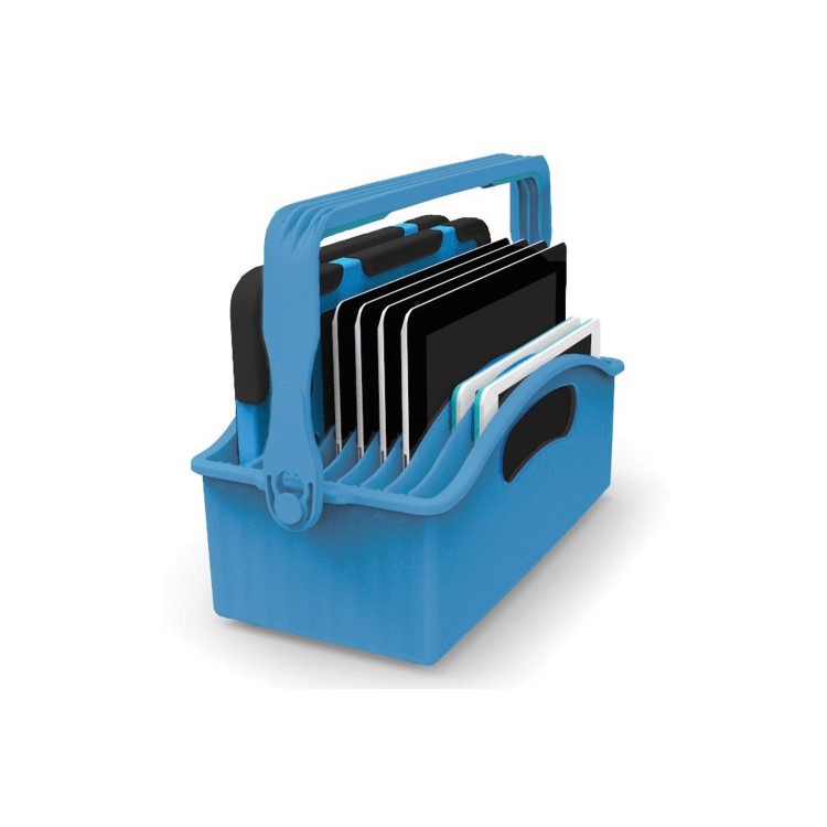 LapCabby TABCAB20-32VBLC&S 4 Portablecarry Cases up to 12" Tablet Charge and Sync Trolley