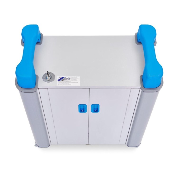 LapCabby TabCabby 32H Compact Tablet and USB Devices up to 12" Charge and Sync Trolley USB-A Charging