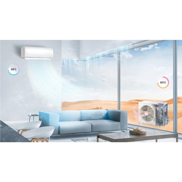 TCL 18000 BTU Smart A++ Wall Mounted Split Air Conditioner with Heat Pump 