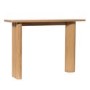 Oak Console Table with Fluted Legs - 120cm - Tate