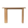 Oak Console Table with Fluted Legs - 120cm - Tate