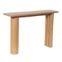 Oak Console Table with Fluted Legs - 120cm - Tate
