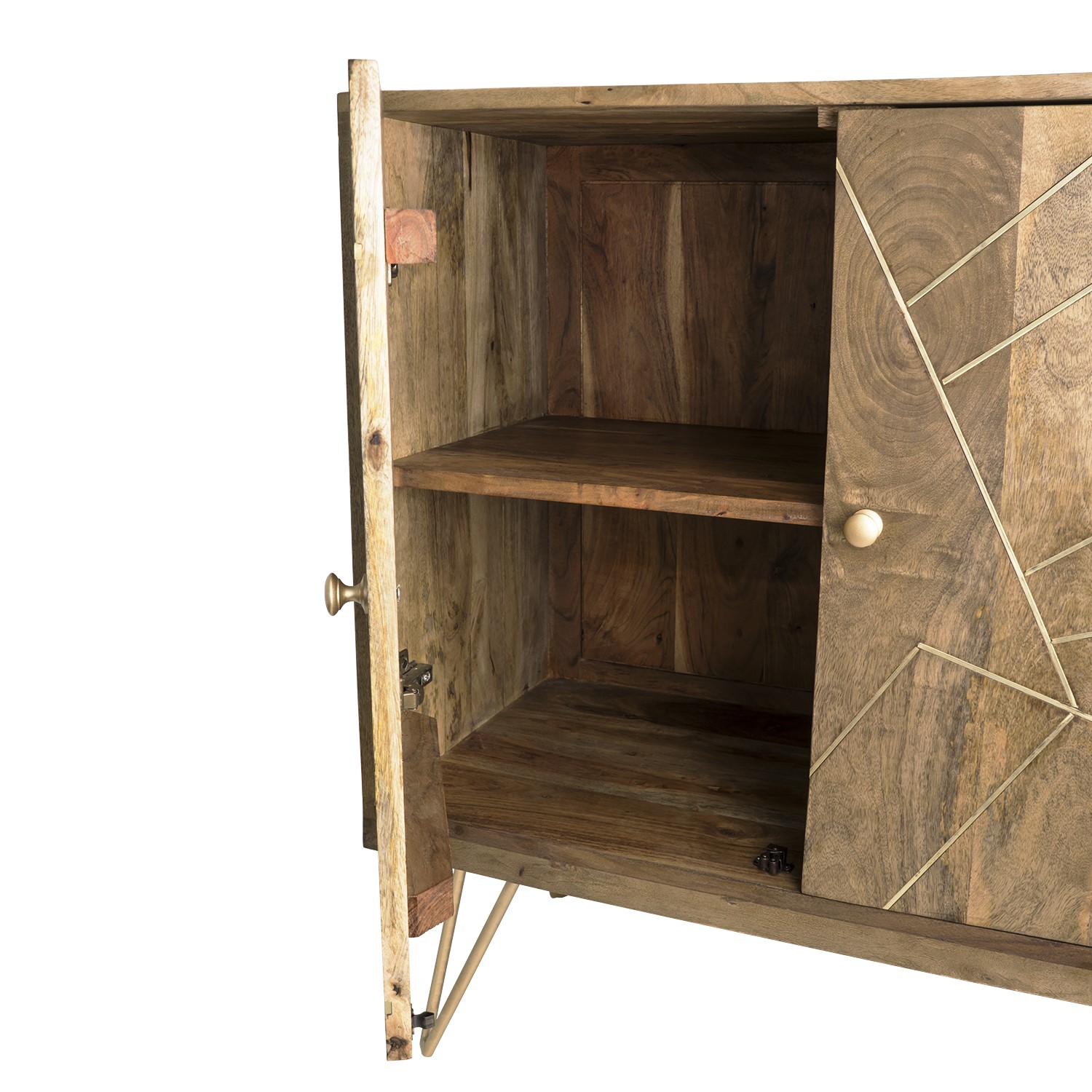 Solid wood drinks cabinet discount