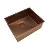 Single Bowl Copper Undermount Stainless Steel Kitchen Sink - Enza Tamara