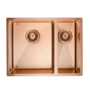 1.5 Bowl Undermount Copper Stainless Steel Kitchen Sink - Enza Tamara