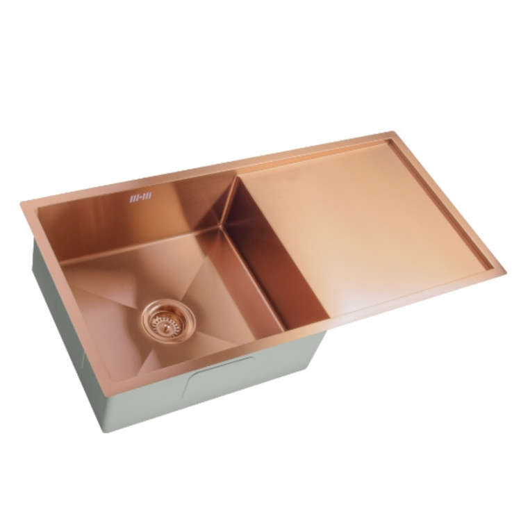 inset sink Copper Stainless Steel Kitchen Sink - Enza Tamara