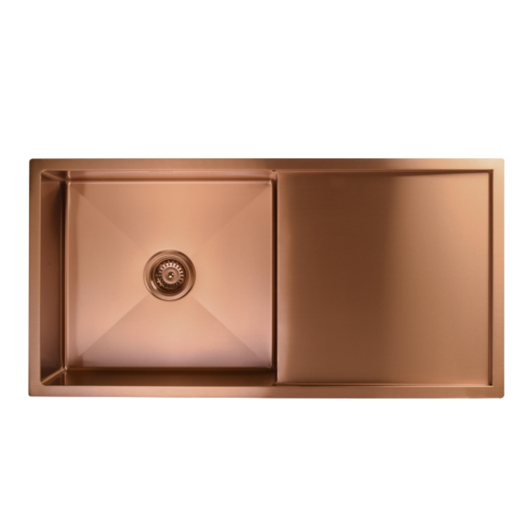 inset sink Copper Stainless Steel Kitchen Sink - Enza Tamara