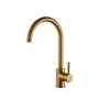 GRADE A1 - Brushed Brass Single Lever Monobloc Kitchen Mixer Tap - Enza Tamara