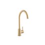 GRADE A1 - Brushed Brass Single Lever Monobloc Kitchen Mixer Tap - Enza Tamara