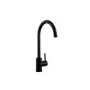 Black Single Lever Monobloc Kitchen Mixer Tap - Enza Tamara