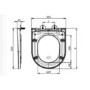 White Round Soft Close Toilet Seat with Quick Release - Tanya