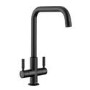 Leisure Aquaform Dual Lever Kitchen Mixer Tap - Black
