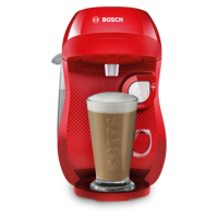 Tassimo by Bosch Happy Pod Coffee Machine - Red & White