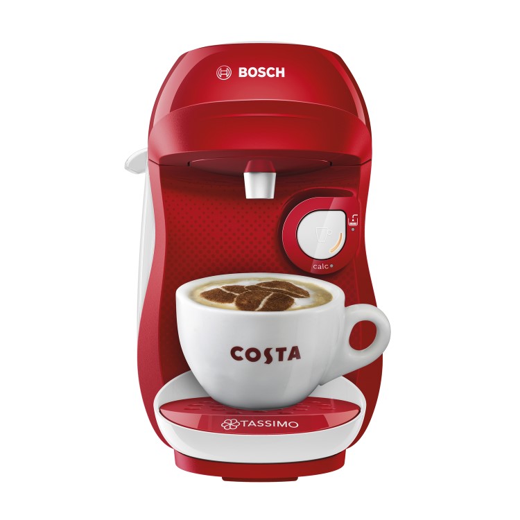 Tassimo by Bosch Happy Pod Coffee Machine - Red & White