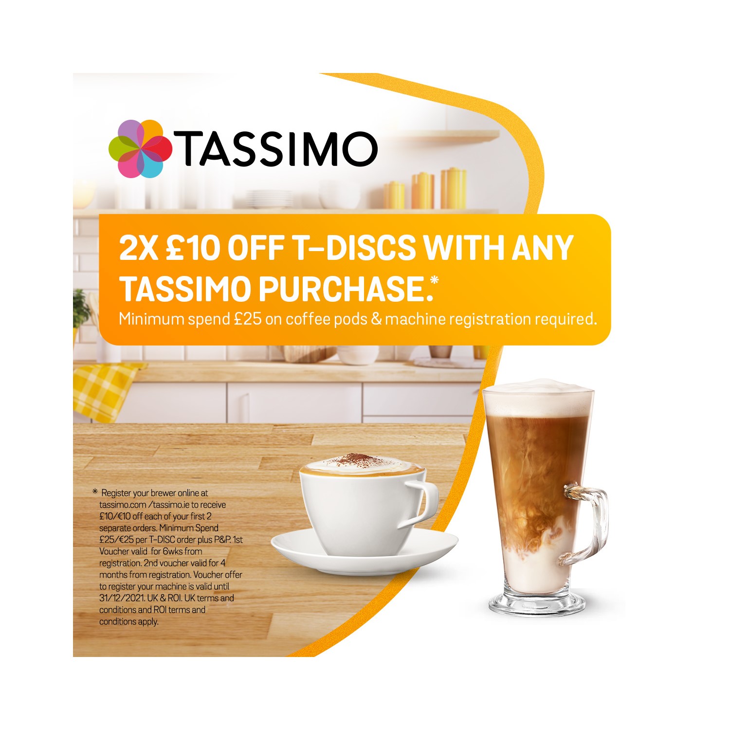 T-Disc Tassimo Machine Orange