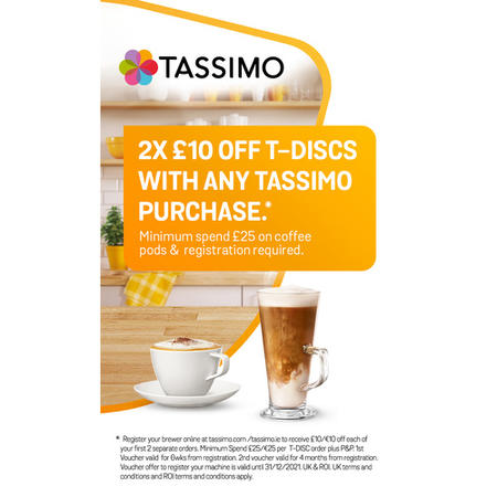 Refurbished Tassimo by Bosch Vivy 2 Pod Coffee Machine Pink