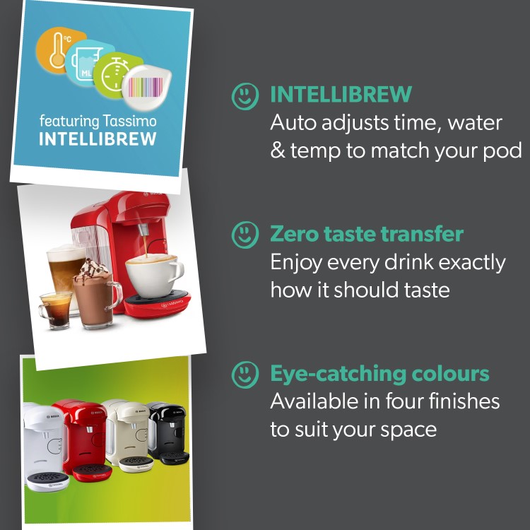 Tassimo by Bosch Vivy 2 Pod Coffee Machine - Black