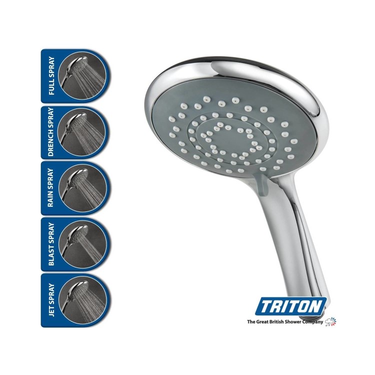 GRADE A1 - Triton Silent Running Thermostatic Power Shower