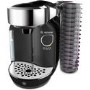 Bosch TAS7002GB Tassimo Caddy Hot Drinks Coffee Machine - Black & Chrome