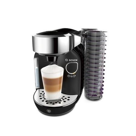 Bosch TAS7002GB Tassimo Caddy Hot Drinks Coffee Machine - Black & Chrome