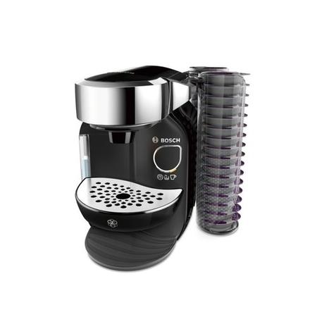 Bosch TAS7002GB Tassimo Caddy Hot Drinks Coffee Machine - Black & Chrome