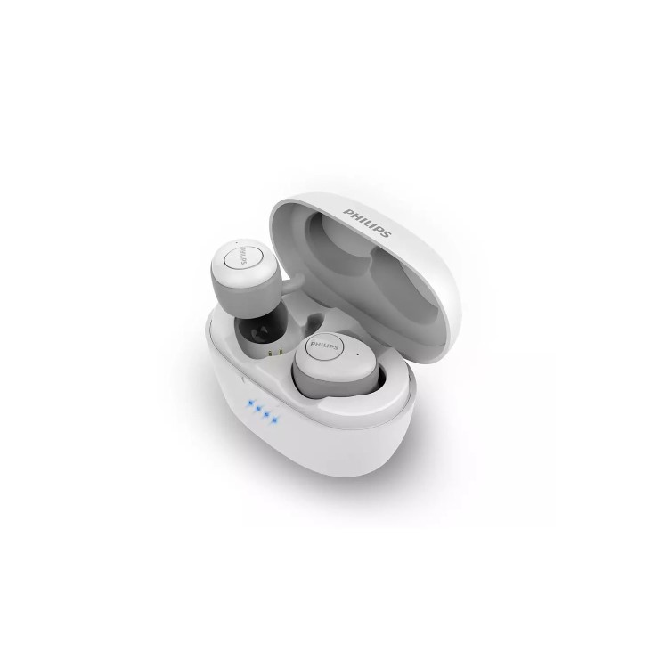 Philips Upbeat TAT3215BK True Wireless Headphones - White