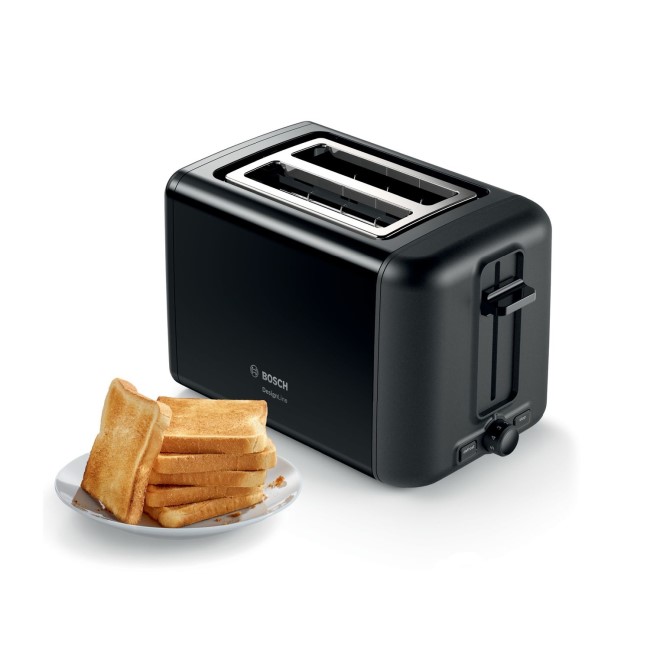 Bosch DesignLine 2 Slice Toaster - Black
