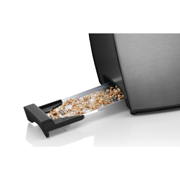 Bosch TAT6805GB Long Slot Toaster - Stainless Steel And Anthracite